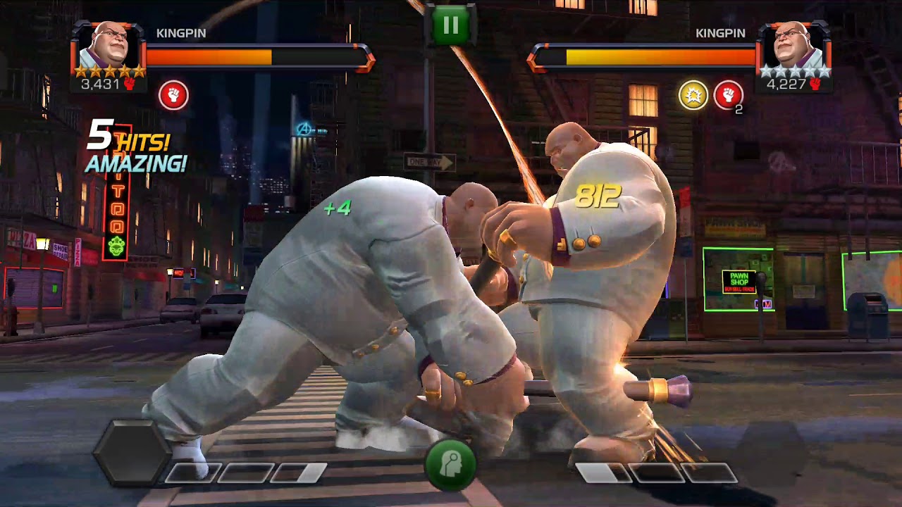 Kingpin vs kingpin mcoc amazing fight YouTube