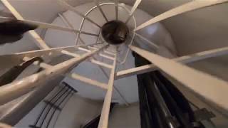 What does it look like inside a water tower?