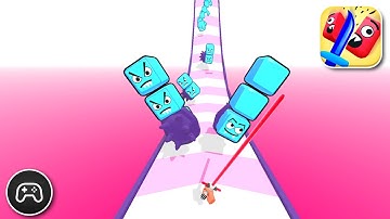 Sword Cut Run - Gameplay Walkthrough Part 22 - Survival Game Levels 71-73 (iOS, Android)