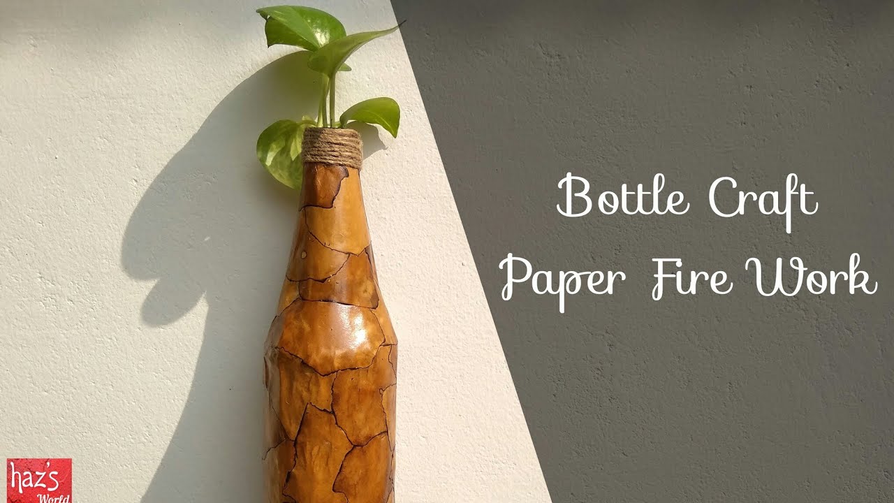 Bottle Craft bottle craft with coffee powder Easy bottle