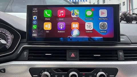 For A4 S4 A5 S5 B9 12.3" Touch Screen Upgrade Android 12.0 Apple CarPlay Auto Youtube