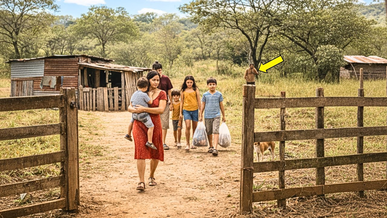 ELA  foi mandada EMBORA com os 5 filhos… mal esperava que alguém OBSERVAVA cada PASSO à DISTÂNCIA
