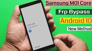 Samsung M01 Core Frp Bypass/Google Account Bypass New Solution ANDROID 10