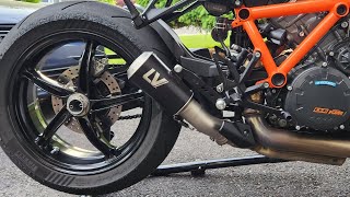 Ktm 1290 superduke R - LeoVince LV10 unboxing, install and review