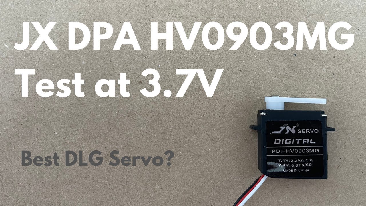 The Best DLG Servo: JX DPI HV0903MG - YouTube