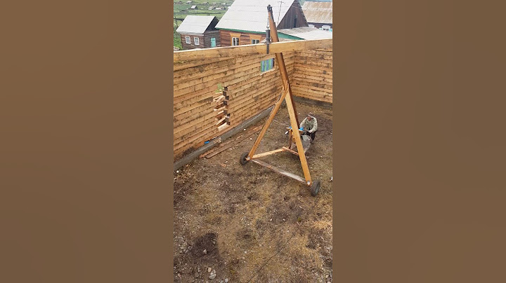 самоходный кран треугольник для поднятия бруса 1