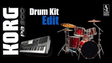 Korg PA   Drum Kit Edit settings