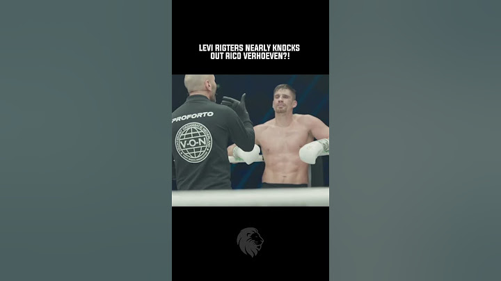 Levi Rigters nearly KNOCKS OUT Rico Verhoeven!?