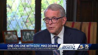 Ohio Gov. Mike DeWine breaks down stance on Issues 1 & 2 on November ballot