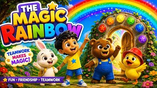 🌈 The Magic Rainbow | Teamwork Makes Magic! ✨ | Kids Cartoon Story | Wonderoo Kids