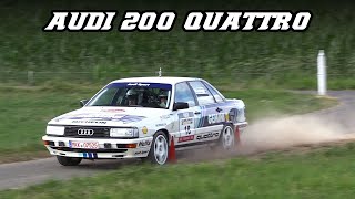 1988 Audi 200 Quattro Group A - 5-cylinder sounds (Eifel Rally Festival)