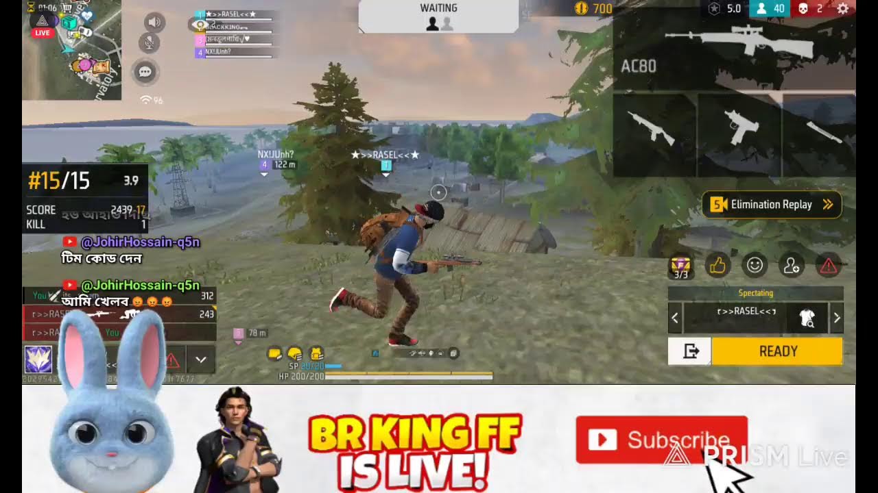 Live streaming of BR KING FF