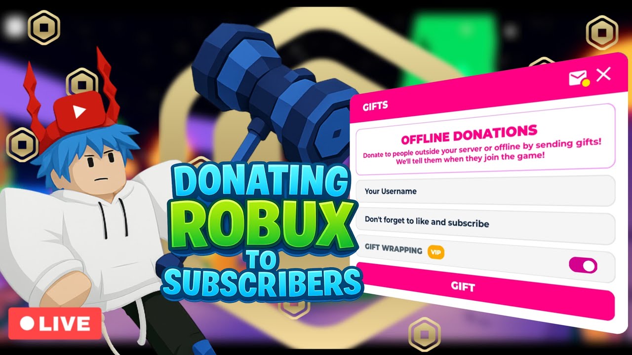🔴LIVE🔴 Donating 100+ Robux in Pls donate (TTS GIFTS ON +10) - YouTube
