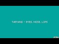 TAEYANG (태양) - Eyes, Nose, Lips (눈코입) Easy Lyrics