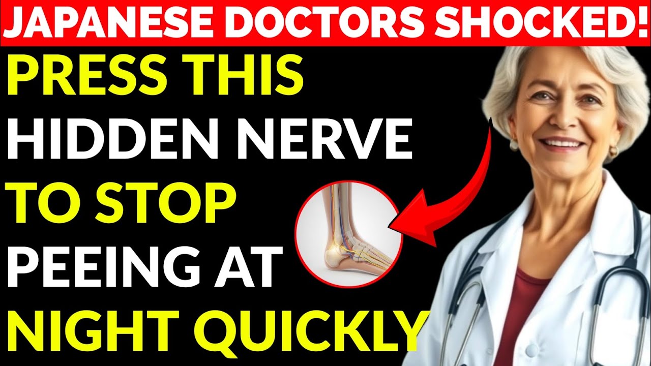 Press this hidden nerve to stop peeing at night quickly
