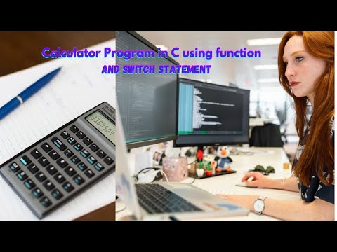 How to Create an Easy Calculator Program in C using Function and Switch Statement |Mini Project in c