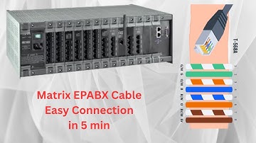 Matrix GenX 12S EPABX Setup for Beginners | Easy Cable Connection