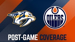 ARCHIVE | Oilers Post-Game Interviews at Predators