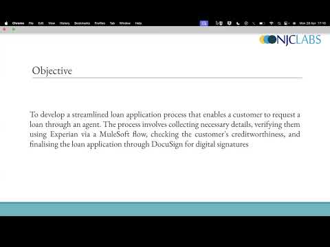 Loan Processing using Agentforce demo | Transform Banking with AI Agents - video from NJC Labs
