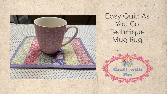 Table Mat--DIY tea mat/Mug rugs/Quilt/DIY Mug Rug/티 메트 만들기