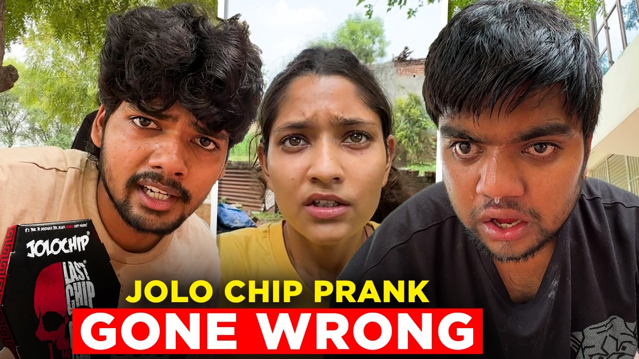 JoloChip prank gone wrong 😱 | The Roamer Amit | Prank vlog