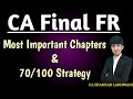Confirmed Easy Topics for Sure-shot Exemption I CA Final FR I ICAI Trend Analysis I CA Final Jan 26