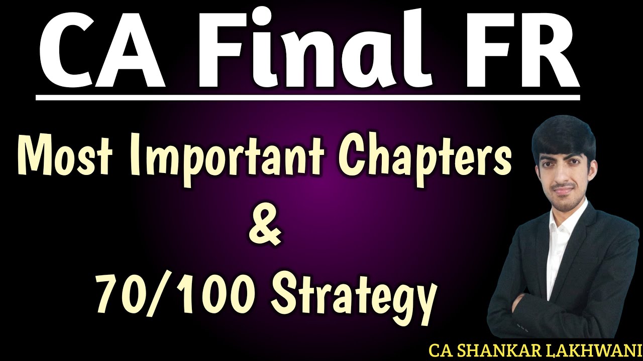 Confirmed Easy Topics for Sure-shot Exemption I CA Final FR I ICAI Trend Analysis I CA Final Jan 26