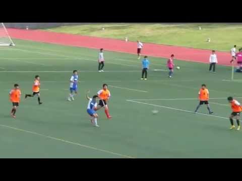 余振強vs鄧鏡波九龍(2014.11.14.D2學界足球乙組)之入球2:0