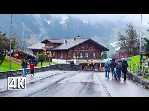 Switzerland 4K🇨🇭 Grindelwald, a Swiss paradise