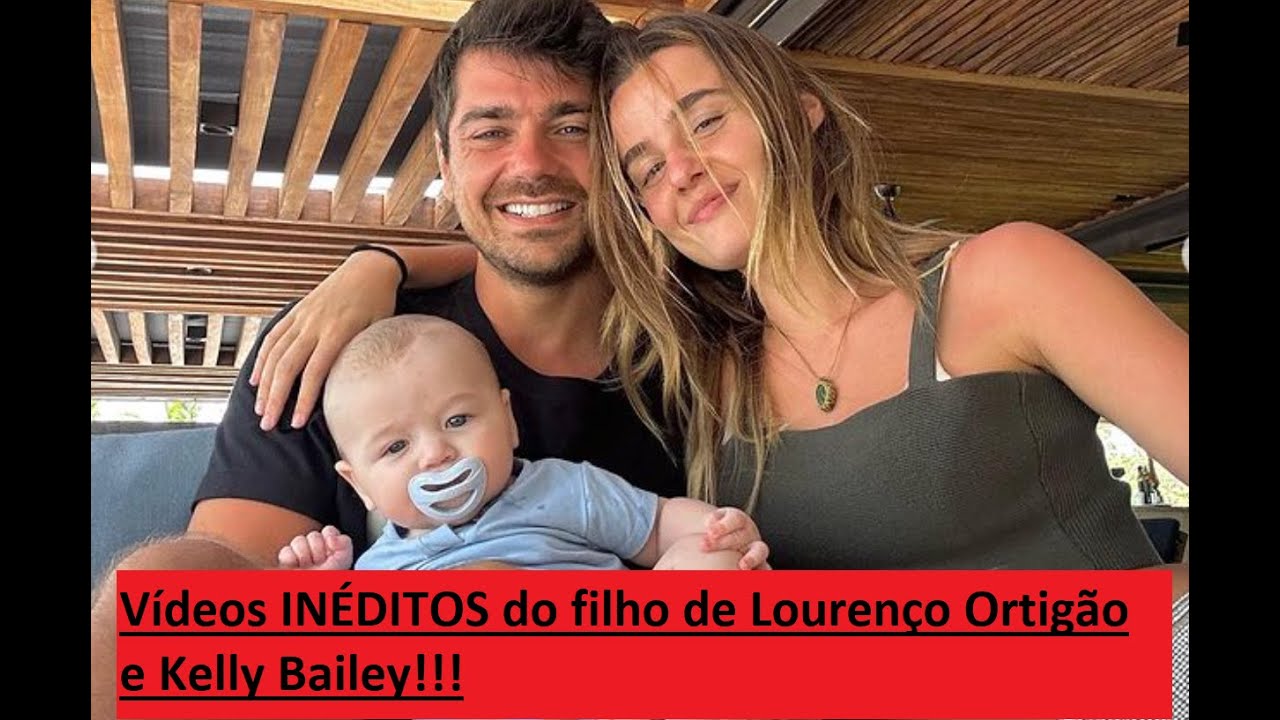 VÍDEOS ÚNICOS do filho de Lourenço Ortigão e Kelly Bailey!