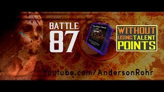 HARDCORE #Battle87 SHAO KAHNS TOWER without ANY TALENT POINTS!!! MKX Mobile 1.13