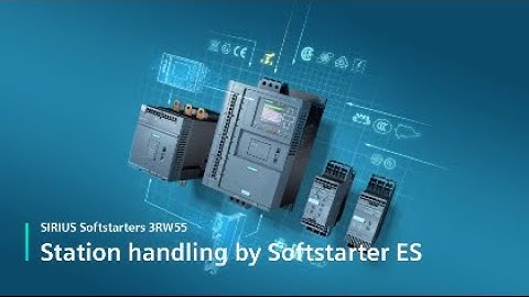 SIRIUS soft starters 3RW55: Station handling with Softstarter ES (TIA Portal)
