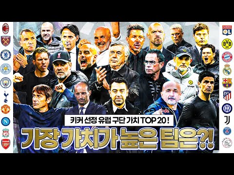 [방구석토크] <strong>1위</strong> 팀은 과연 어디? 2022년 유럽 구단 가치 <strong>TOP</strong> 20
