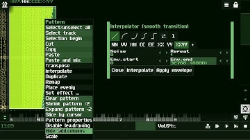 Automation in SunVox: six ways