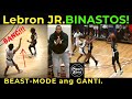 LEBRON JAMES JR. Nag BEAST-MODE Pagkatapos Mabastos | Pormahang Daddy Kung Mag Dunk