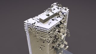 Trailer - Early Attempt: WTC-7 Collapse Simulation (obsolete, check the improved version of 2017)