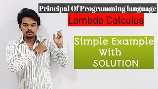 PPL1.4-Lambda Calculus Simple Example(Part 1) With Solution | Lambda Calculus Examples