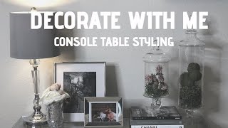 Console Table Styling|Home Decor|Decorate With Me