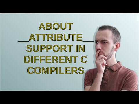 About __attribute__ support in different C compilers5be36ed0 05a3 422f a201 c1464767feef