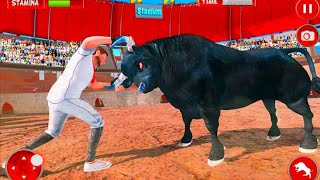 Angry Bull City Attack Sim Android Mobial Game Kill The Cars Motar Bick And Humanbeings screenshot 3
