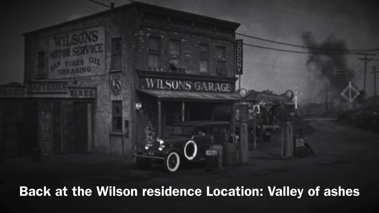 Great Gatsby Wilsons Garage