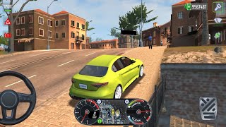 Alfa Romeo Giulia Crazy Drive | Metropolitan City Rome | Taxi Car Simulator EVO Mobile Gameplay screenshot 3