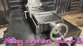 HOMEMADE milling machine part 3