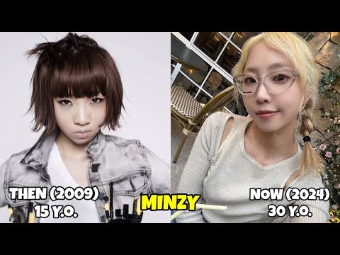 2NE1 Members Then and Now (2009 vs 2024)  #sandarapark #kpop #kpopidol #kpopmusic