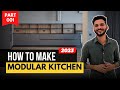 Modular kitchen making process  part 1 i how to make modular kitchen in 2024 i houmeindia