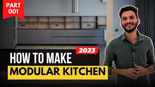 Modular Kitchen Making Process 😳- PART 1 I How To make Modular Kitchen in 2024 I Houmeindia