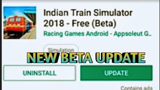 Indian train simulator 2018 new update