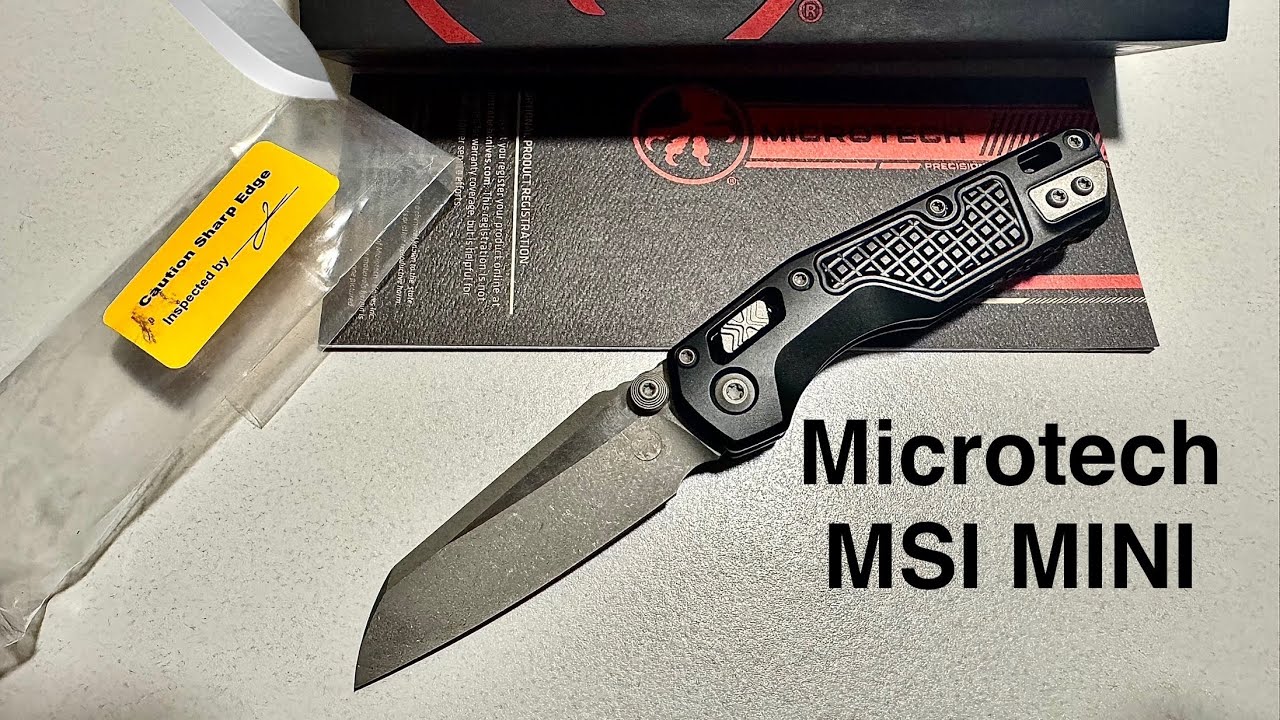 Milwaukee Microtech Microtech MSI Mini: 10 minute review - YouTube