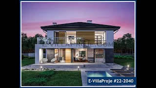 Servilla 2022 Villa Modelleri E-Villaproje -2040 Villa Modeli Sunum