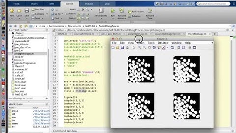 Morphology- dilation,erosion,closing,opening
